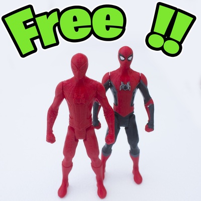 spiderman articulated print-in-place pinshape 3d print model - Mito3D