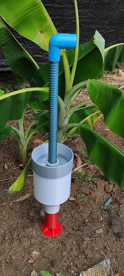 fertilizante aplicador alfinete jardinagem 3d print model - Mito3D