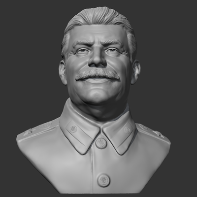 joseph stalin 3d drucken modell pinshape präsident 3d print model - Mito3D