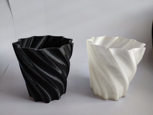 spirale tazza forma spillo cup 3d print model - Mito3D