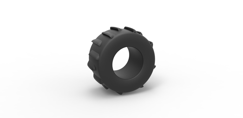diecast lama dragster retaguarda pneu escala 1 to 25 alfinete trapaceiro 3d print model - Mito3D