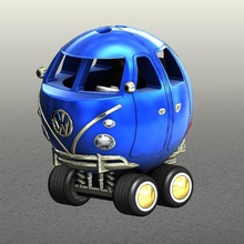 vw t1 bus toy pinshape 3d-design 3d print model - Mito3D