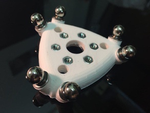 kossel effector magnetic ball joint jhead e3d pinshape head mount j-head 3d print model - Mito3D