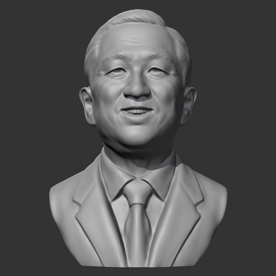 ruh tae woo 3d yazdır model iğne şekli devlet başkanı 3d print model - Mito3D