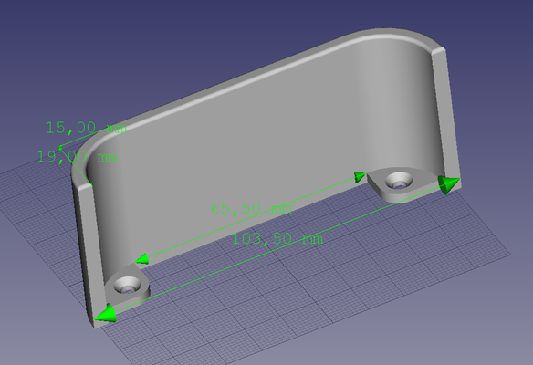 eken timbre puerta lluvia cubierta carcasa funda forma alfiler 3d print model - Mito3D