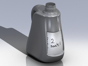plástico jerry pinshape vaso garrafa 3d print model - Mito3D