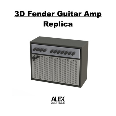 3d fender gitarre verstärker replik pinshape 3d print model - Mito3D