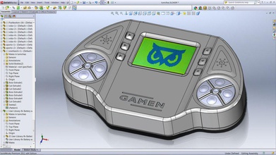Spiel pinshape gameboy handheld elektronische Produkt 3d print model - Mito3D