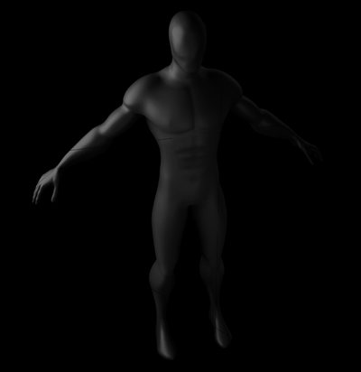 masculin personnage forme d'épingle 3d print model - Mito3D