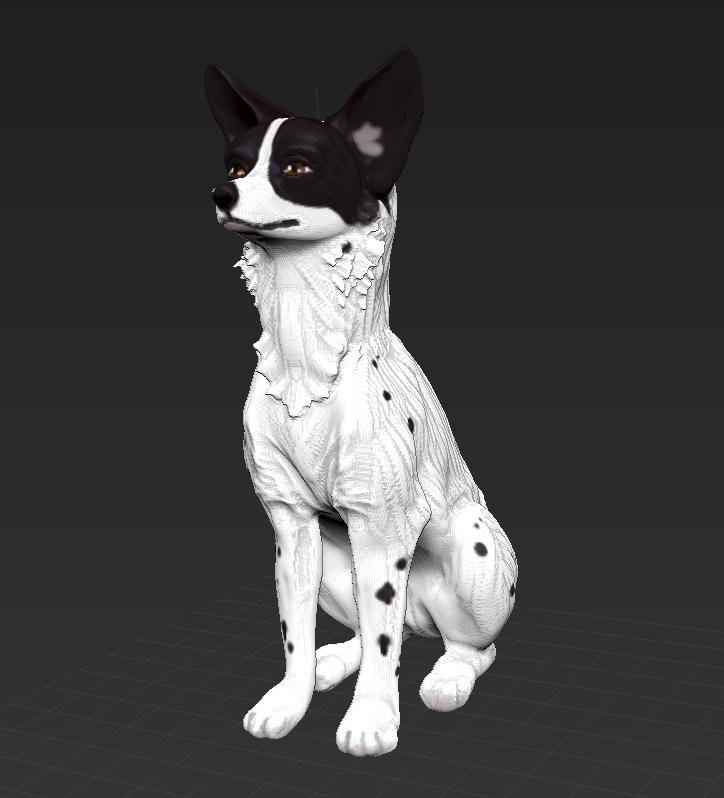 basenji hund sitzung pinshape 3D print model - Mito3D