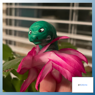 angry chonky garden worm pinshape flexi 3d print model - Mito3D