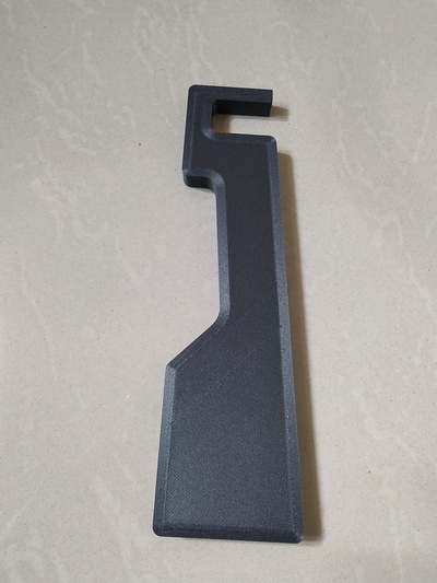 abrazadera estante soporte forma alfiler ordenador portátil pc 3d print model - Mito3D
