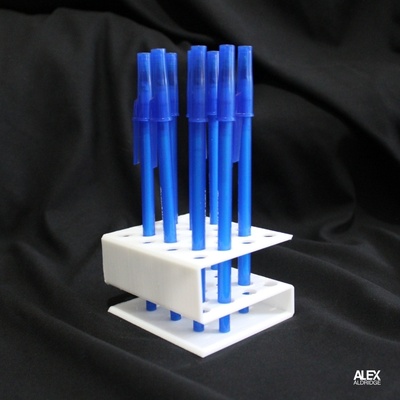 3d caneta lápis suporte organizador alfinete pen holder 3d print model - Mito3D