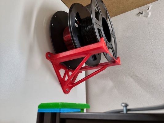 carretel suporte alfinete filamento 3d print model - Mito3D