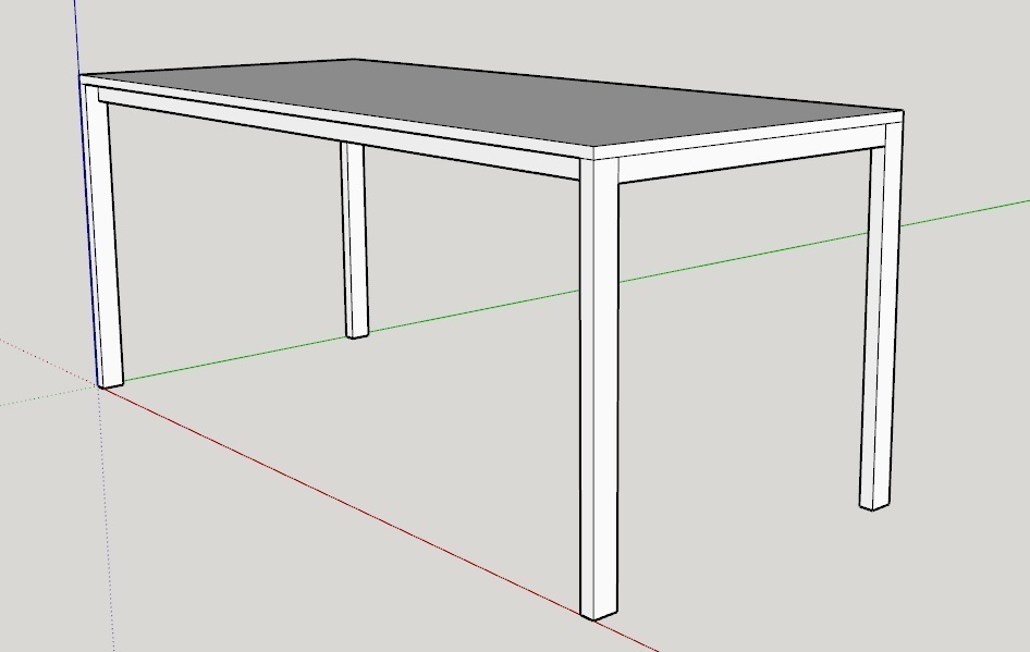 ikea table forme d'épingle 3D print model - Mito3D