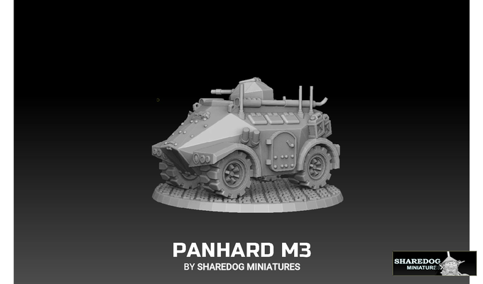 panhard m3 pinshape sharedog 3d print model - Mito3D