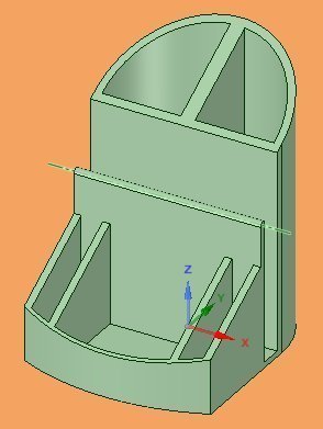 desk organizer pinshape 3d-design 3D print model - Mito3D