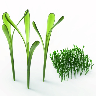 gras pinshape pflanze 3d print model - Mito3D