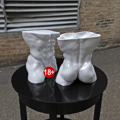 muscle jardinage pots jardinières forme d'épingle pot 3d print model - Mito3D