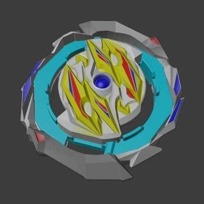 bu beyblade esplosione odino forma spillo 3d print model - Mito3D