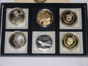 american mint coin display box insert pinshape 3d-design 3d print model - Mito3D