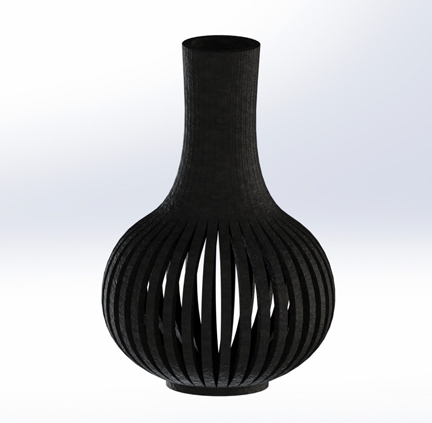 decorative vase pinshape 3D print model - Mito3D
