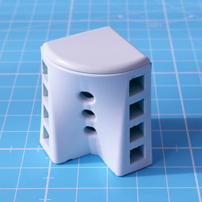 corner switch big battery pinshape 3d print model - Mito3D