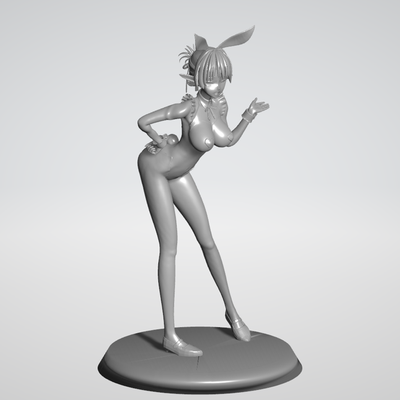 inverser lapin elfe forme d'épingle figurines 3d print model - Mito3D