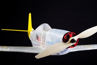 rc printable p51-d mustang pinshape airplane 3d print model - Mito3D