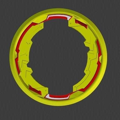 bu beyblade sacro lama forma spillo 3d print model - Mito3D