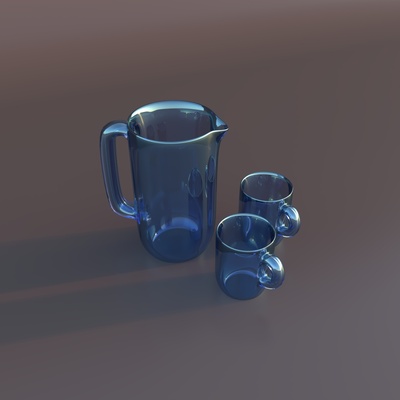 pitcher glass pinshape 3d print model - Mito3D