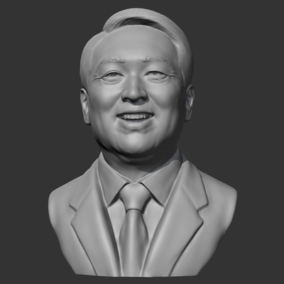 yoon suk yeol 3d impression modèle forme d'épingle président 3d print model - Mito3D