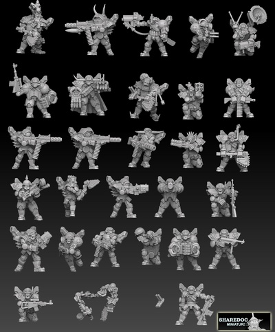 space orc megapack pinshape big 3d print model - Mito3D