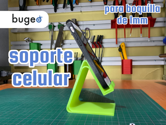 soporte celulaire demander impresi forme d'épingle amarrage 3d print model - Mito3D