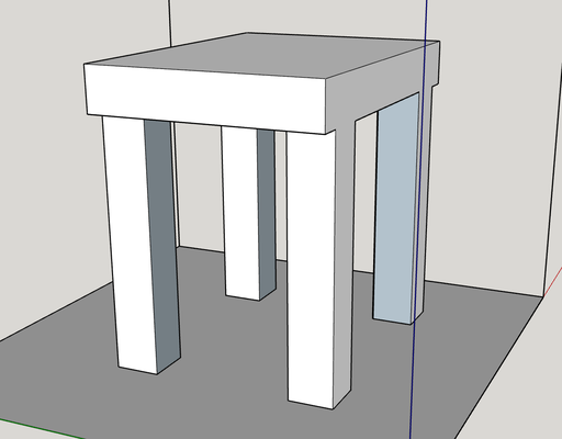 mesa 3d alfinete arte 3d print model - Mito3D