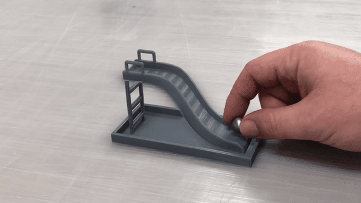 imposible diapositiva interactivo óptico espejismo forma alfiler optical illusion 3d print model - Mito3D