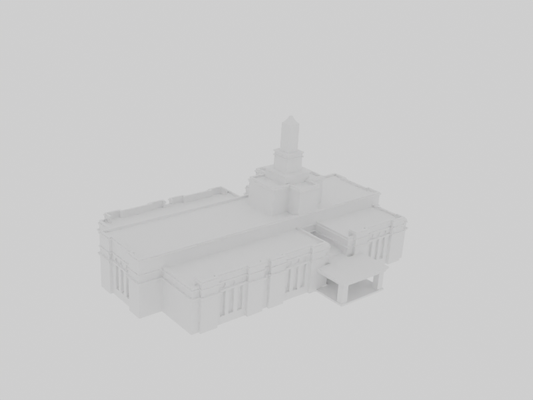 adellaide australia temple lds pinshape 3d print model - Mito3D