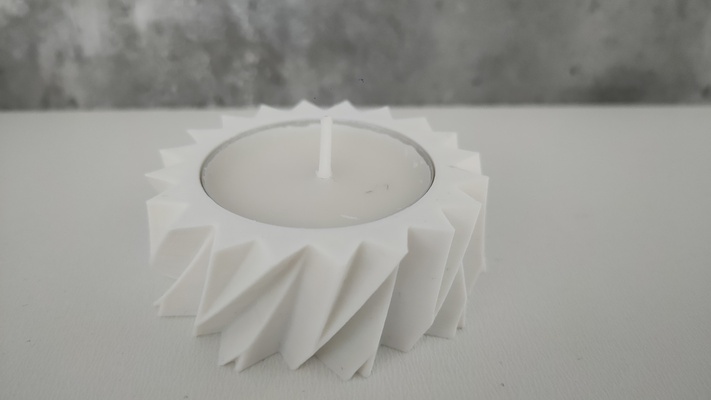 teelicht halter unterstützung 1 pinshape 3d print model - Mito3D