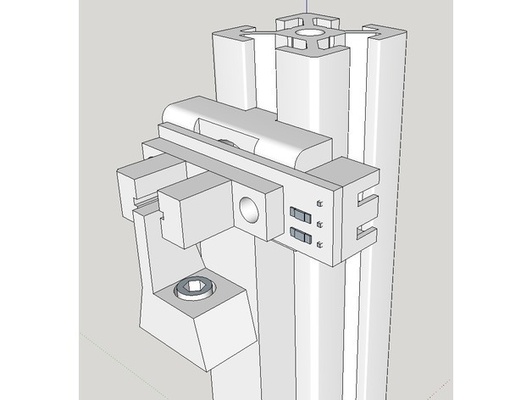 ottico finecorsa monta anycubic kossel forma spillo 3d print model - Mito3D