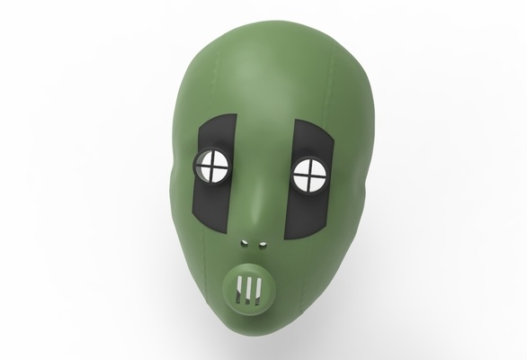 schalen maske einkame ga töten pinshape 3d print model - Mito3D