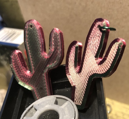 madre cactus gioielleria forma spillo earrings 3d print model - Mito3D