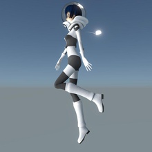 uzay kızı carla pinshape kadın kız alanı 3d print model - Mito3D