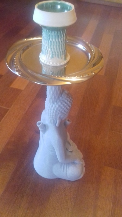 bouddha talonneur chicha forme d'épingle narguilé 3d print model - Mito3D