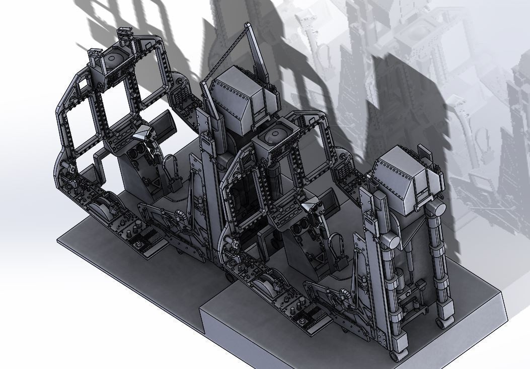 pilatus pc21 kokpit stl dosyalar 3d yazdır model iğne şekli carf 3D print model - Mito3D