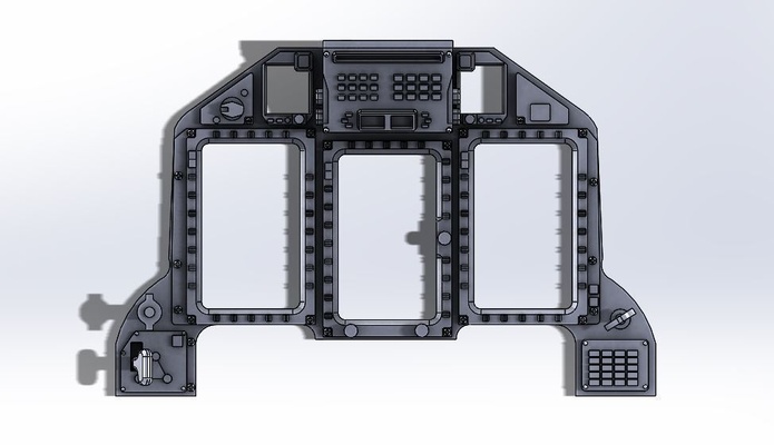 pilatus pc21 gösterge paneli stl dosyalar 3d yazdır model iğne şekli carf 3d print model - Mito3D