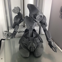 sue makertron robot pinshape action figures miniature posable makertron-design-contest 3d print model - Mito3D