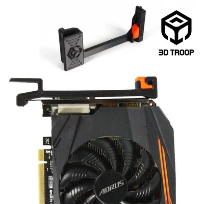 gpu hanger pinshape mining 3d print model - Mito3D