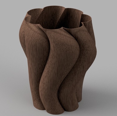 organisch vase pinshape 3d print model - Mito3D