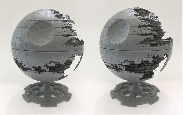 morte estrela alfinete star wars 3d print model - Mito3D