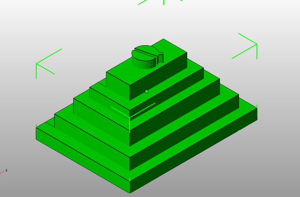 pirâmide alfinete 3d print model - Mito3D